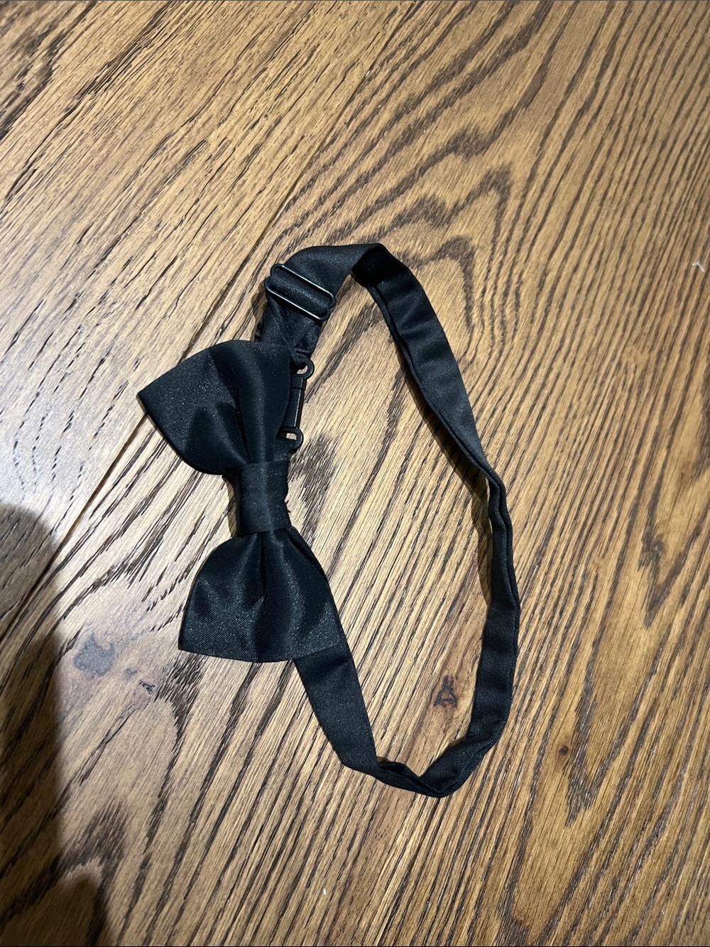 Classic Black Kids Bow Tie - Adjustable Formal Tie